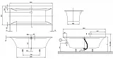 Квариловая ванна Villeroy & Boch Squaro Edge12 180x80 UBQ180SQE2DV-01 фото 4