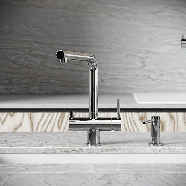 Смеситель для кухонной мойки Sancos Spin SC4015CH фото 3