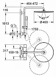 Душевая стойка Grohe Rainshower 27174001 фото 10