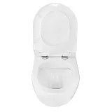 Унитаз Azario Pro CS-1049SB подвесной безободковый с сиденьем микролифт фото 5