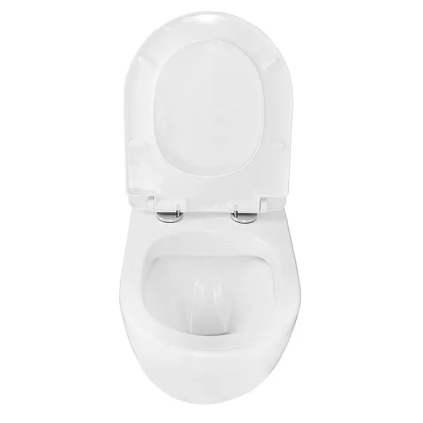 Унитаз Azario Pro CS-1049SB подвесной безободковый с сиденьем микролифт фото 5