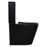 Унитаз-компакт Azario Black Queen AZ-8380 напольный безободковый с сиденьем микролифт фото 10