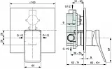Смеситель Ideal Standard Conca A7376GN для душа с внутренней частью фото 2