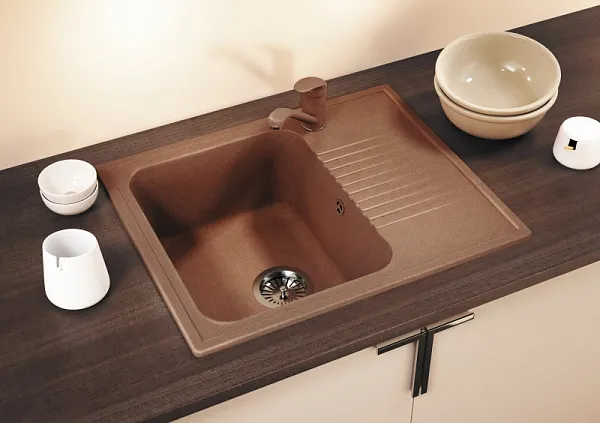 Кухонная мойка Polygran F-07 №328 61 Опал фото 2