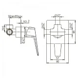Встраиваемый смеситель PAINI Bari RTYO690 фото 3