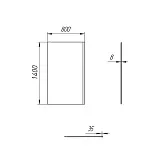 Шторка на ванну PAINI Paini-ScreenWT80G фото 4