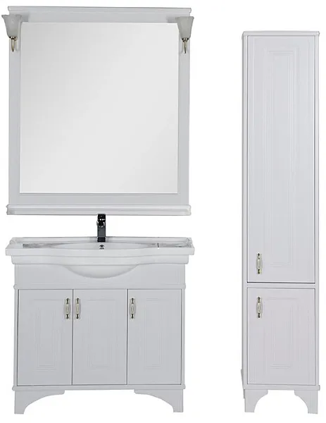 Зеркало Aquanet Валенса 102х100 238830 с полочкой фото 4