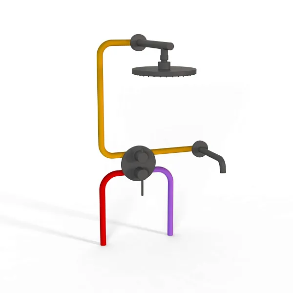 Душевой комплект PAINI Viva Style P4YOSET26911SH фото 2