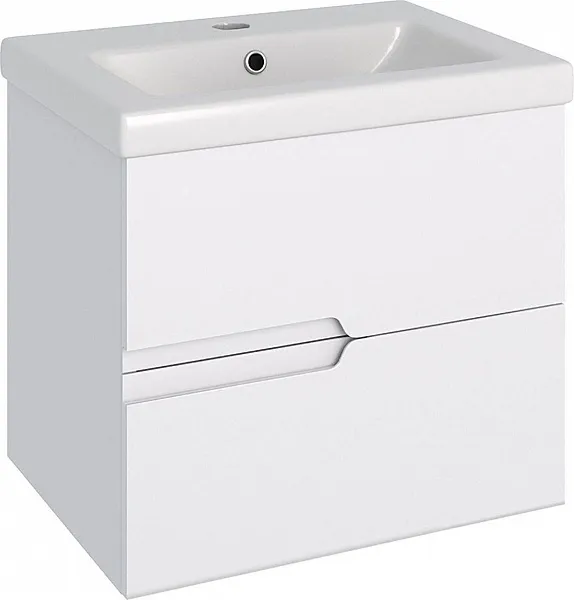 Тумба с раковиной Runo Стокгольм 60 подвесная фото 1