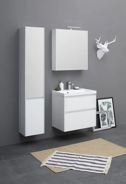 Шкаф-пенал Aquanet Гласс 35x180 249946 левый фото 5