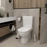 Унитаз-компакт Teymi Alina W00091 напольный безободковый с микролифтом фото 2
