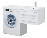 Тумба с раковиной Aquanet Нота 120 240161 правая подвесная фото 1