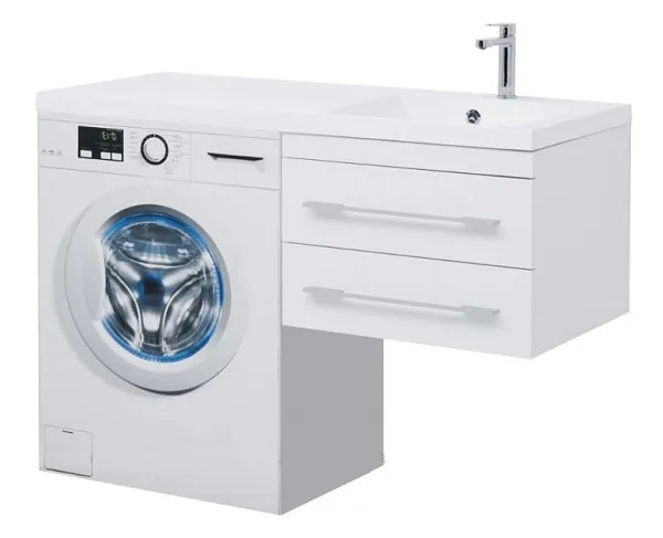 Тумба с раковиной Aquanet Нота 120 240161 правая подвесная фото 1