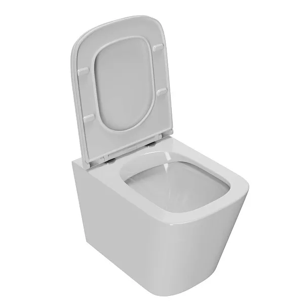 Унитаз Point Ника PN41081 подвесной безободковый с сиденьем микролифт фото 3
