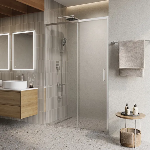 Душевая дверь BelBagno LUCE LUCE-BF-1-130-C-Cr фото 1