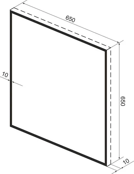 Зеркало Wellsee 7 Rays' Spectrum 65x65 см 172200300 фото 10
