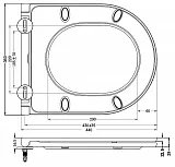 Крышка-сиденье Lavinia Boho 33290700 с микролифтом фото 2
