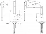 Смеситель Bravat Palace F7172217CP-1-RUS для кухонной мойки фото 2