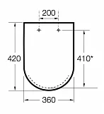 Крышка-сиденье Roca Hall 801622004 с микролифтом фото 2