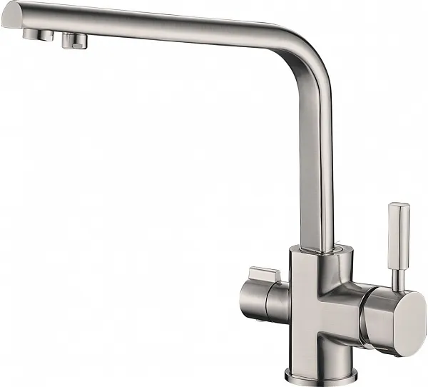 Смеситель Steel Hammer SH 909 SATIN для кухонной мойки фото 1