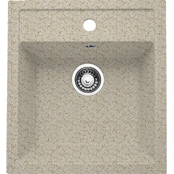 Кухонная мойка Alcora Квадро 45 Сахара 0000000193 фото 1