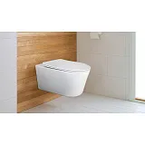 Унитаз Azario Ollin AZ-0513R подвесной безободковый с сиденьем микролифт фото 11