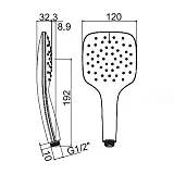 Душевая лейка PAINI Pescara PSCR155 фото 4
