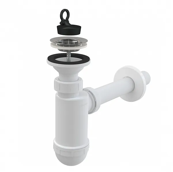 Сифон AlcaPlast A410 для раковины фото 1