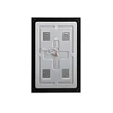 Зеркало BelBagno Kraft 50x90 SPC-KRAFT-500-900-SENS-NERO с подсветкой фото 3