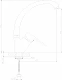 Смеситель Decoroom DR69 DR69021 для кухонной мойки фото 2