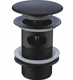 Донный клапан для раковины WasserKRAFT A080 черный фото 1