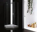 Душевой уголок Cezares BERGAMO-W-P-1-90-C-Cr-L-IV фото 2