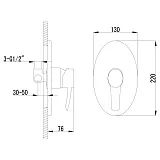 Гигиенический душ Lemark Atlantiss LM3219C  со смесителем фото 2