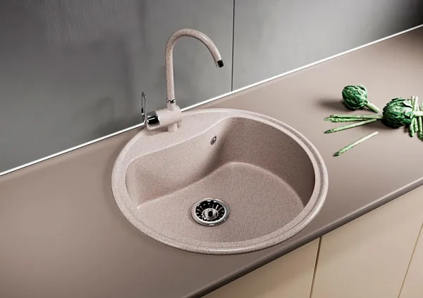 Кухонная мойка Mixline ML-GM09-302 Песочная 533498 фото 4