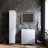 Шкаф-пенал Am.Pm Gem L белый глянец, напольный фото 6