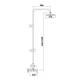 Душевая стойка Maretti Aria AR21RZN845-1 фото 3