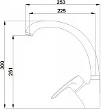 Смеситель Raiber Zenos R1102 для кухонной мойки фото 2