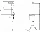 Смеситель Cezares Unika UNIKA-LSM1-03/24-W0 для раковины фото 4