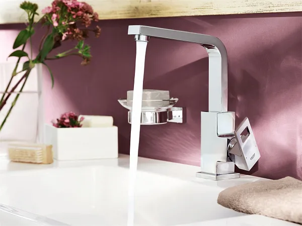 Смеситель Grohe Eurocube 23135000 для раковины с донным клапаном фото 10