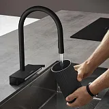 Смеситель Hansgrohe Aquno Select M81 73831670 для кухонной мойки фото 4