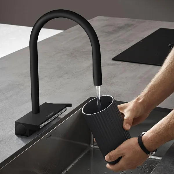 Смеситель Hansgrohe Aquno Select M81 73831670 для кухонной мойки фото 4