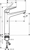 Смеситель Hansgrohe Novus 71124000 для раковины-чаши фото 5