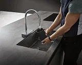 Смеситель Hansgrohe Aquno Select M81 73837000 для кухонной мойки фото 5