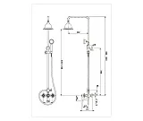 Душевая стойка TIMO Nelson SX-1190 chrome фото 2