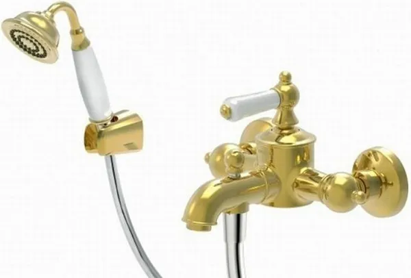 Смеситель Bravat ART F675109G-B для ванны с душем фото 1