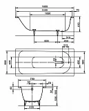 Стальная ванна Kaldewei Saniform Plus 372-1 160х75 112500010001 фото 3