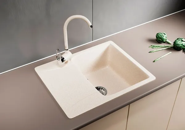 Кухонная мойка Mixline ML-GM26-328 Бежевая 525214 фото 4