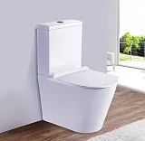 Унитаз-компакт Esbano Alagon-c ESUNALAGCW напольный безободковый с микролифтом фото 2