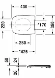 Крышка-сиденье Duravit D-Code 67310000 фото 2