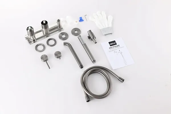 Смеситель для ванны с душем ABBER Wasser Kreis 316 AF8130BGG фото 2